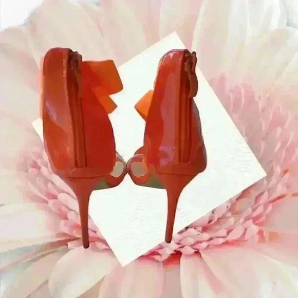 Fereshte Women's Heeled Sandals Snake Pattern Buckle Strap Size 6 - Picture 5 of 7